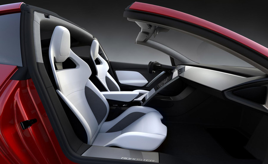 interieur roadster Tesla