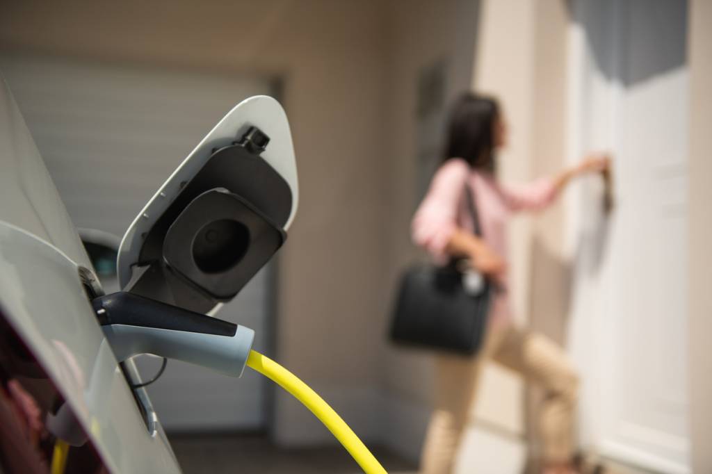 Borne de recharge à domicile pour voiture électrique